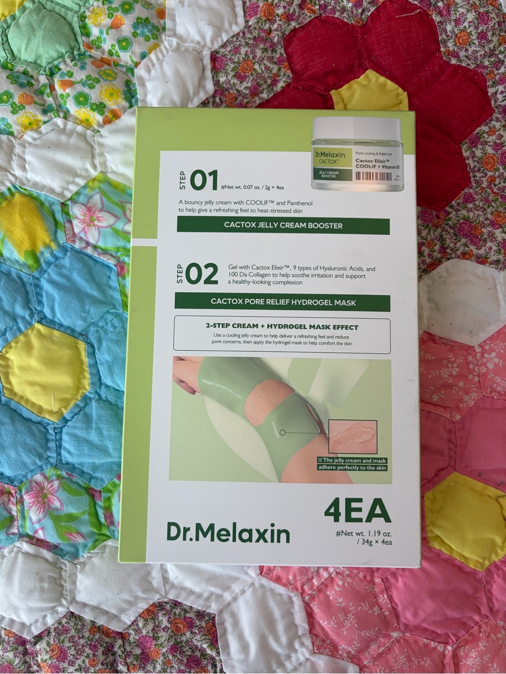 Dr. Melaxin Cactox Pore Relief Hydrogel Mask and Jelly Cream Booster Duo